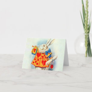 Het konijn in Alice in Wonderland - Kaart