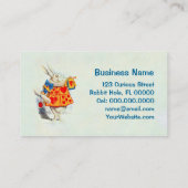 Het konijn in Alice in Wonderland - Visitekaartje (Achterkant)