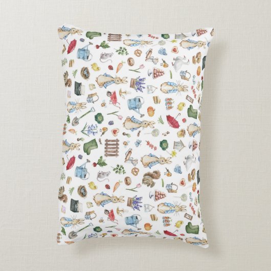 Het konijn Peter Accent Kussen (Achterkant (Verticaal))