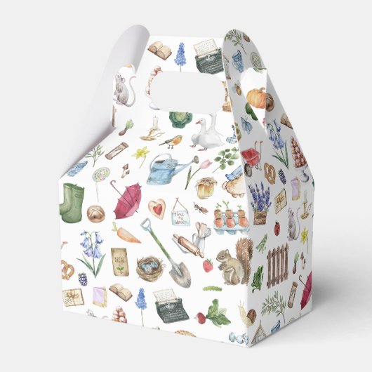 Het konijn Peter Bedankdoosjes (Achterkant)