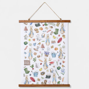 Het konijn Peter Hangend Wandkleed