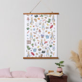 Het konijn Peter Hangend Wandkleed (Slaapkamer)