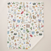 Het konijn Peter Sherpa Deken (Voorkant)