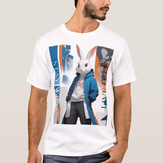 Het konijn t-shirt (Voorkant)