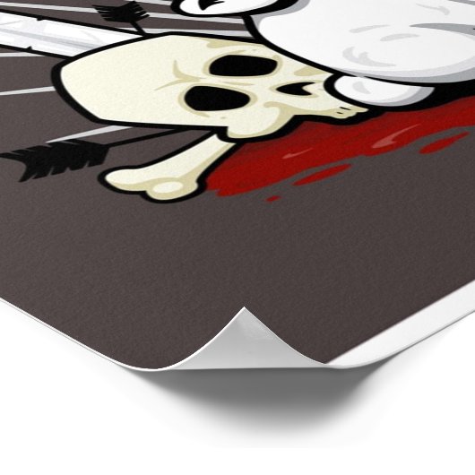 Het konijn van Caerbannog Poster (Hoek)