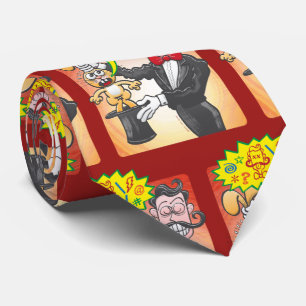 Het konijn van de magiër voelt zich boos en gezeg stropdas