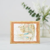 Het KONIJN van het KONIJNTJE van het Wenskaart van Feestdagenkaart (Staand voorkant)