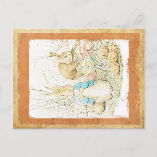 Het KONIJN van het KONIJNTJE van het Wenskaart van Feestdagenkaart (Voorkant)