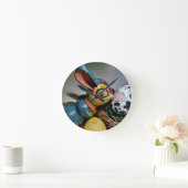 Het Konijn van het speelgoed en koeei Ronde Klok (Huis)