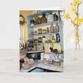 Het Konijnehok van de keuken Kaart (Gele Bloem)