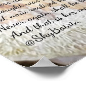 Het konijnengat omlaag halen poster (Hoek)