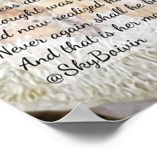 Het konijnengat omlaag halen poster (Hoek)