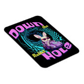 Het konijnenhol naar beneden magneet (Rechterzijde)