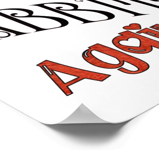 Het konijnenhol weer omlaag poster (Hoek)