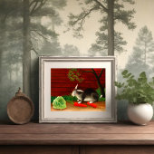 Het konijnenhuis van Henri Rousseau Poster