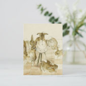 Het Konijnenkerstfeest van Beatrix Potter Briefkaart (Staand voorkant)