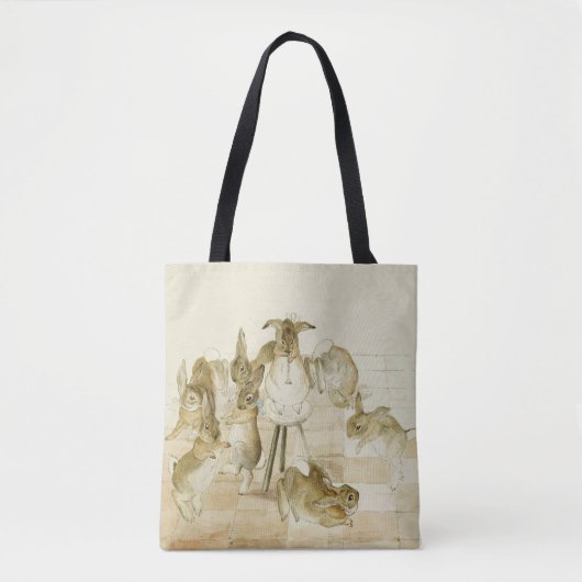 Het Konijnenkerstfeest van Beatrix Potter Tote Bag (Voorkant)