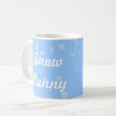 Het Konijntje van de sneeuw Koffiemok (Voorkant links)