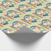 Het Konijntje van Lola "ik ben Onbedwingbaar " Cadeaupapier (Hoek)