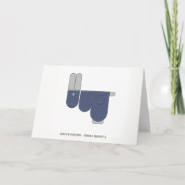 Het Konijntje van Pasen Feestdagen Kaart