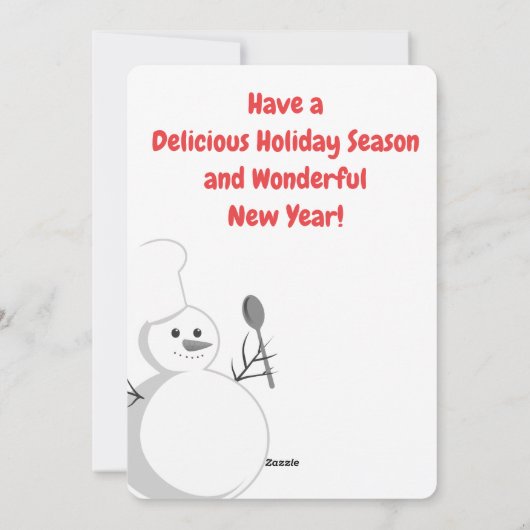 Het konijntje zwaait de Kerstkaart van het (Achterkant)