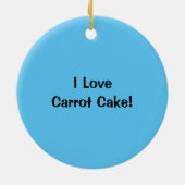 Het konijntjestanden die van de Plak van de Cake Keramisch Ornament (Achterkant)