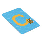 Het konijntjestanden die van de Plak van de Cake Magneet (Rechterzijde)