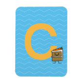 Het konijntjestanden die van de Plak van de Cake Magneet (Verticaal)