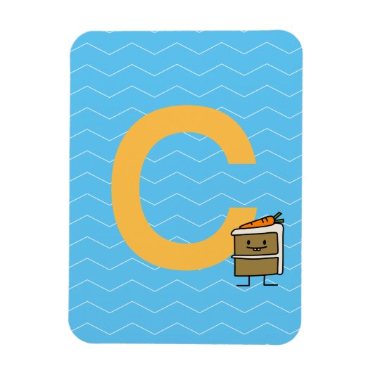 Het konijntjestanden die van de Plak van de Cake Magneet (Verticaal)