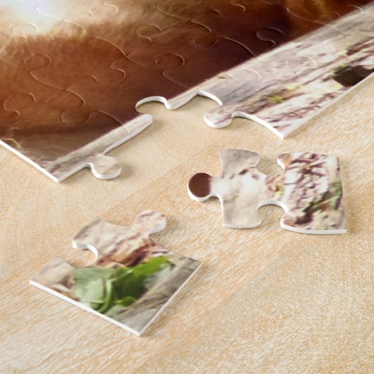 Het Koning Lion Portret, Jigzaag Puzzle Legpuzzel (Zijkant)