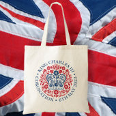Het koningsembleem van koning Charles 2023 Tote Bag
