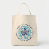Het koningsembleem van koning Charles 2023 Tote Bag (Voorkant)