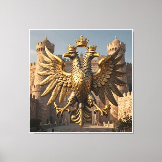 Het Koninklijk Decadentie Embleem Canvas Afdruk (Voorkant)