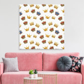 Het Koninklijk Kroon Canvasprint Canvas Afdruk (Insitu (Woonkamer))