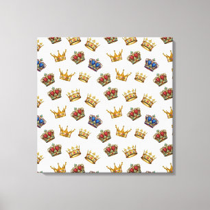 Het Koninklijk Kroon Canvasprint Canvas Afdruk
