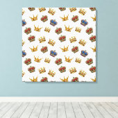 Het Koninklijk Kroon Canvasprint Canvas Afdruk (Insitu (Houten vloer))