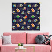 Het Koninklijk Kroon Canvasprint Canvas Afdruk (Insitu (Woonkamer))