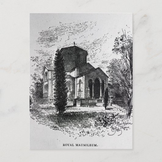 Het Koninklijk Mausoleum, Frogmore Briefkaart (Voorkant)