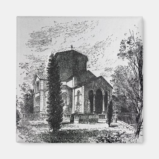 Het Koninklijk Mausoleum, Frogmore Magneet (Voorkant)