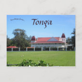 Het Koninklijk Paleis in het Koninkrijk Tonga Briefkaart (Voorkant)