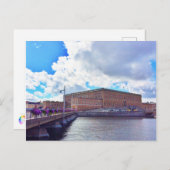 Het koninklijk paleis in Stockholm Briefkaart (Voorkant / Achterkant)