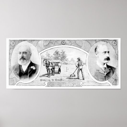 Het koninklijk spel van de Golf Victoria-printer Poster (Voorkant)