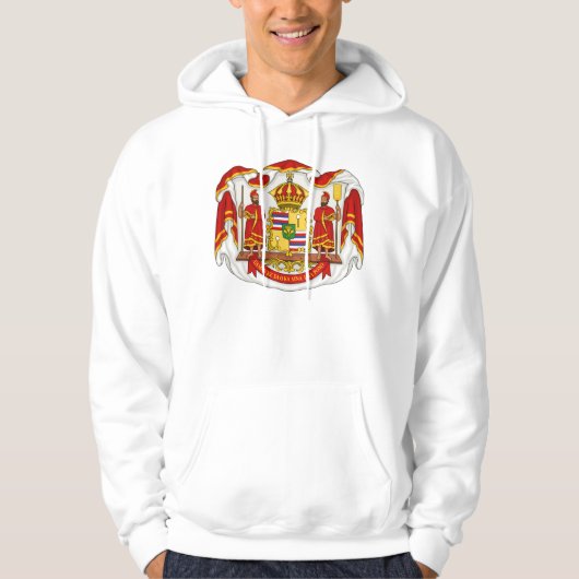 Het koninklijk wapenschild van het Koninkrijk Hawa Hoodie (Voorkant)