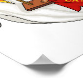 Het koninklijk wapenschild van het Koninkrijk Hawa Poster (Hoek)