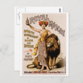 Het koninklijke Art. van de Advertentie van de Briefkaart (Voorkant / Achterkant)