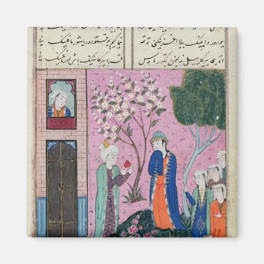 Het koninklijke bod komt goed uit magneet (Voorkant)