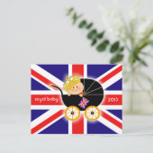 Het koninklijke Briefkaart van het Baby (Staand voorkant)