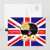 Het koninklijke Briefkaart van het Baby (Voorkant / Achterkant)