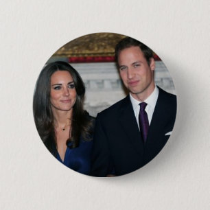 Het koninklijke huwelijk ronde button 5,7 cm