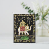 HET KONINKLIJKE INDISCHE ART. VAN DE RIT ZARI VAN BRIEFKAART (Staand voorkant)